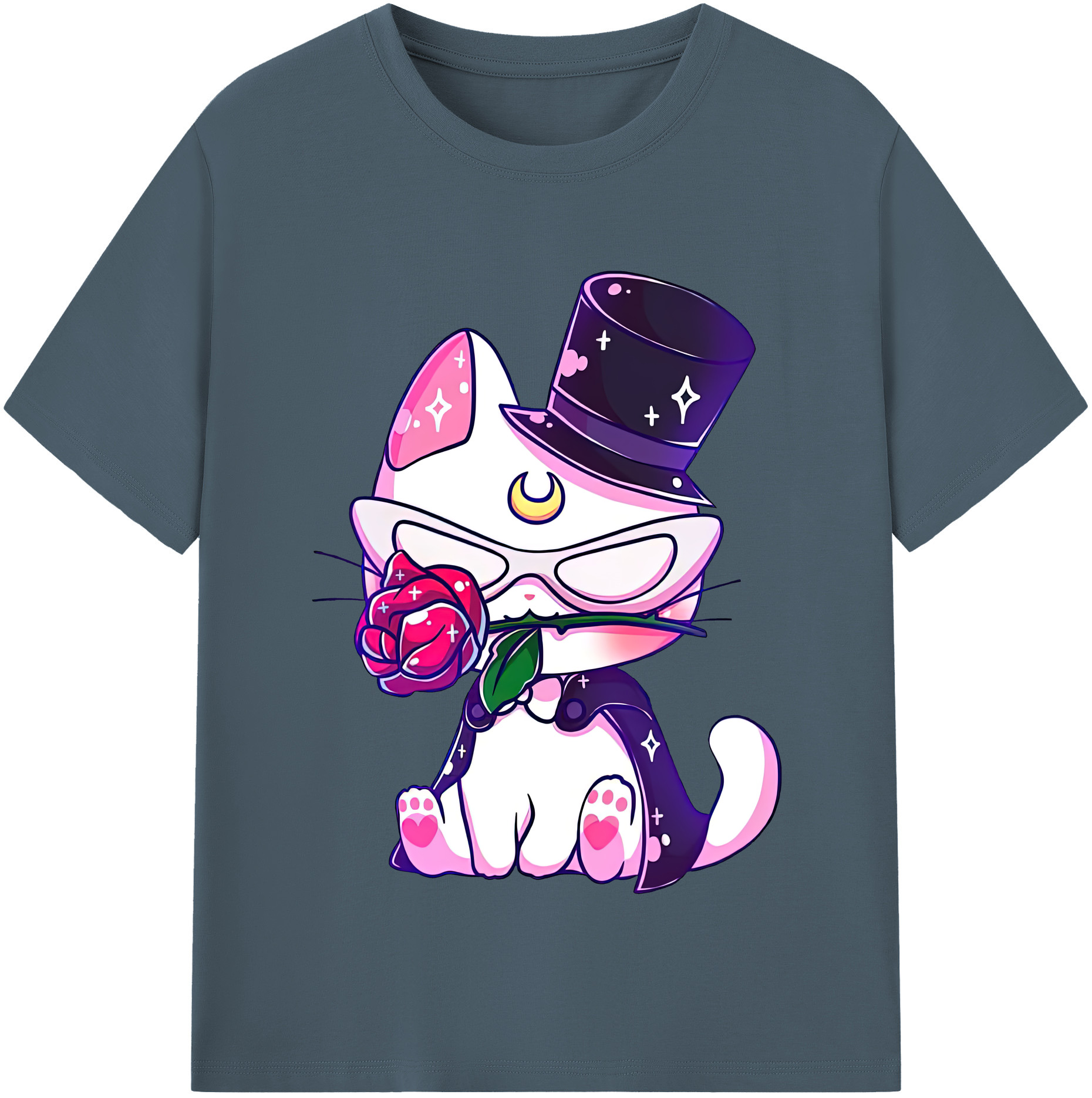 （画像用） 美少女戦士セーラームーン Sailor Moon 綿100％半袖Tシャツ（フロントプリント）